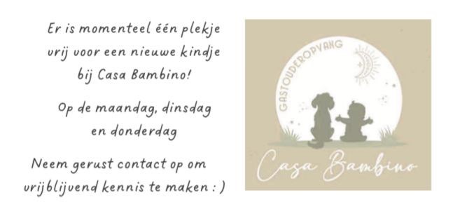 Aanbod Casa Bambino Aanbod Casa Bambino